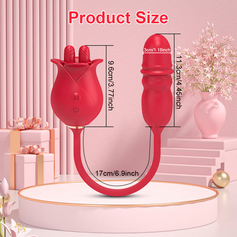 Loveangels Stimu Rose With Vibrating Thruster size