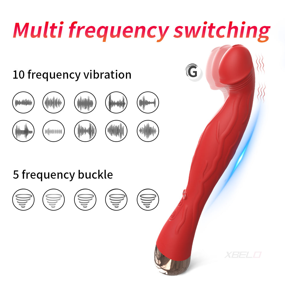 Loveangels Tapping Penis Vibrator functions