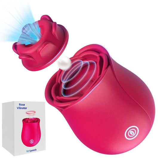 Loveangels Tapping Rose With Air Pulse Attachment Box