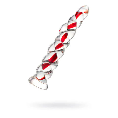 Loveangels Tempered Glass 18cm Twisted Dildo