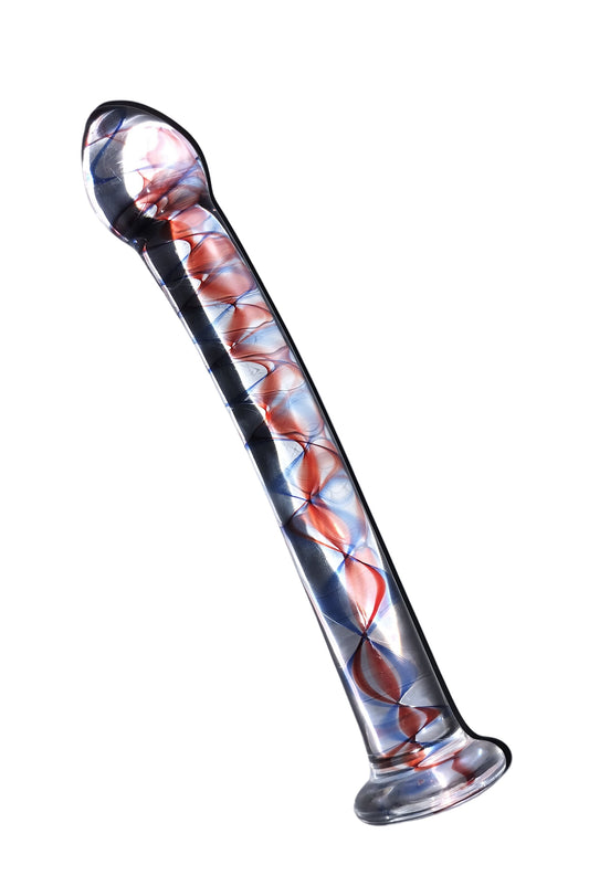 Loveangels Tempered Glass Inner Swirl 8 Inch Dildo