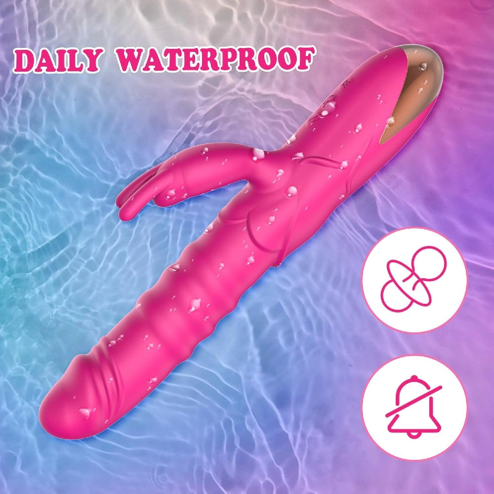 Loveangels Thrusting Magenta Rabbit Vibrator waterproof