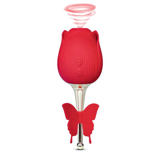 Loveangels Vibrating Air Pulse Rose Wand