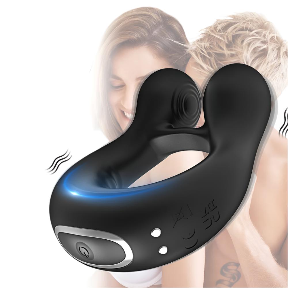 Loveangels Vibrating Duo Ball Cock Ring