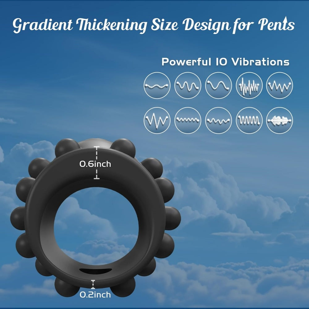 Loveangels Vibrating Nubby Cock Ring Vibration