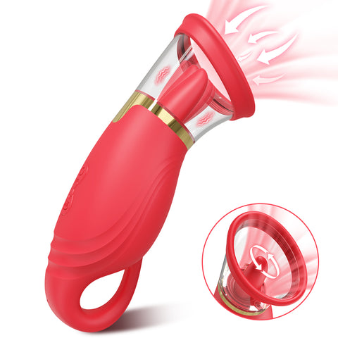 Loveangels Wiggling Tongue Pump With Handle