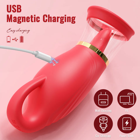 Loveangels Wiggling Tongue Pump With Handle charging