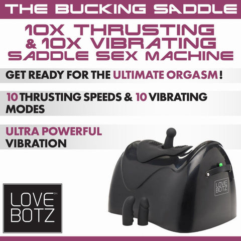 Lovebotz The Bucking Saddle features