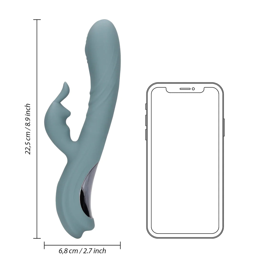 Loveline Fingering Motion Rabbit Vibrator size