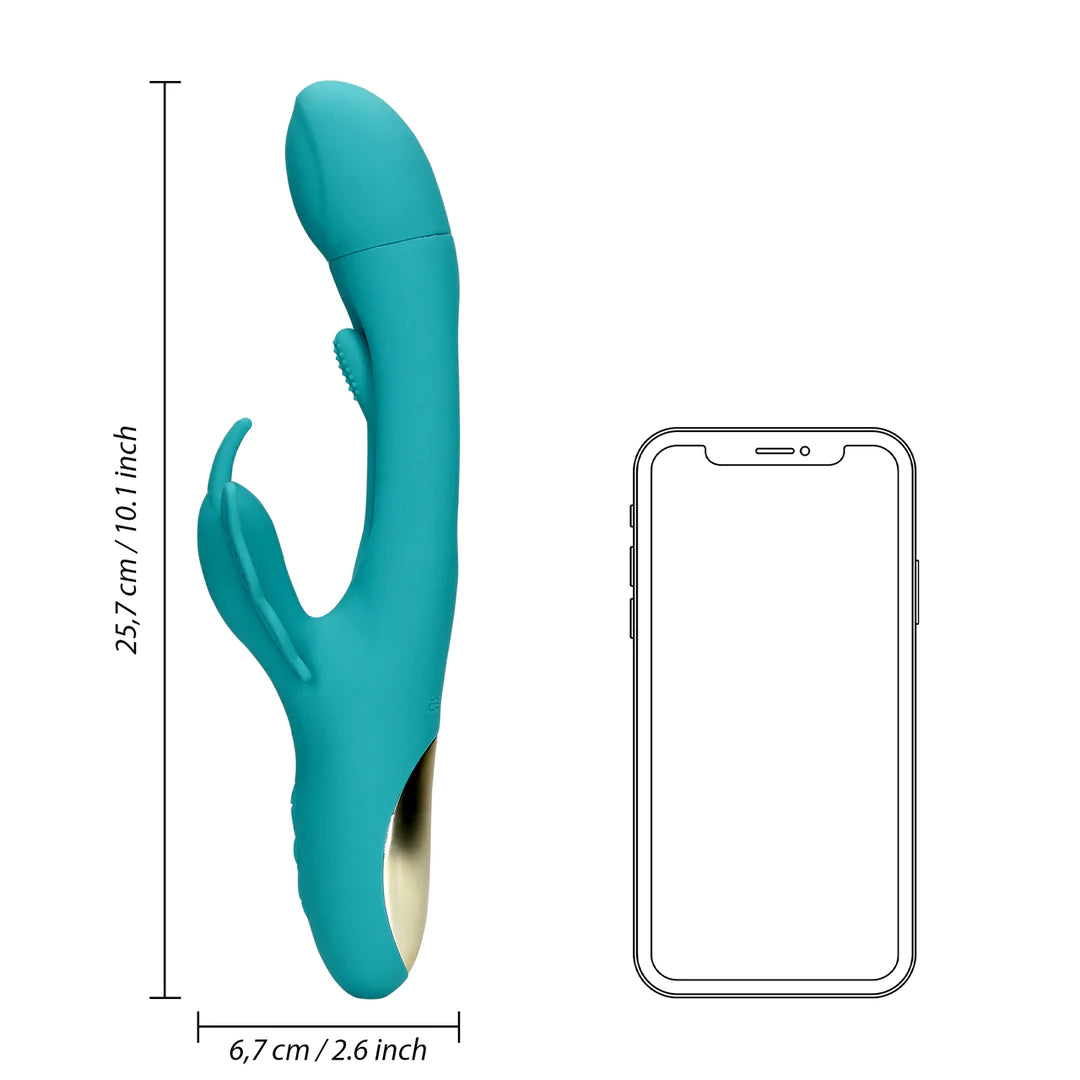 Loveline Flapping G-Spot Butterfly Vibrator size