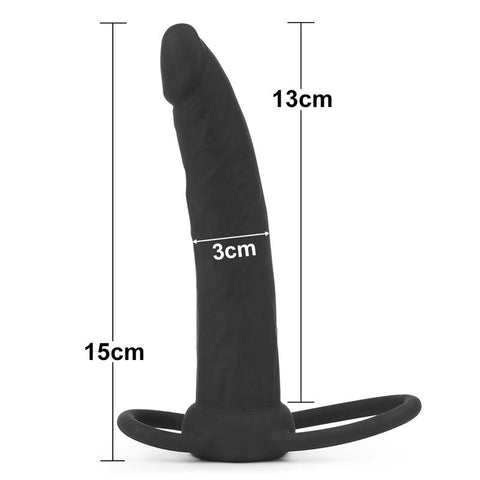 Lovetoy 5.9 Inch Silicone Fantasy Double Prober size