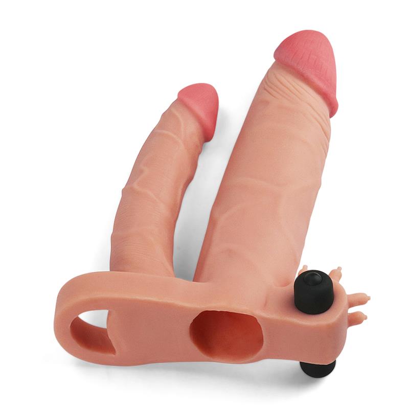 Lovetoy Vibrating Double Penis Sleeve underside