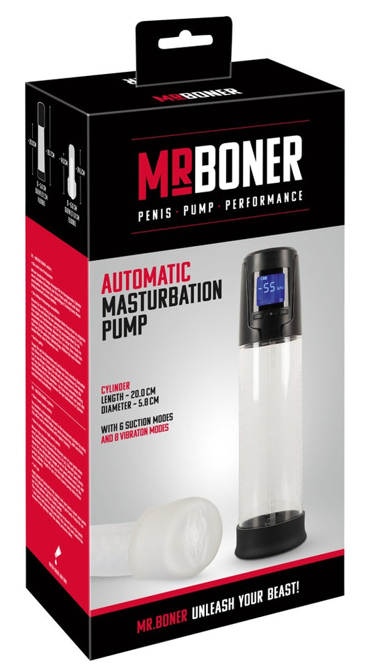 Mr Boner Automatic Masturbation Pump box