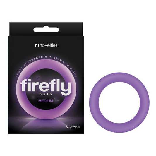 NS Novelties Firefly Halo Cock Ring purple with box