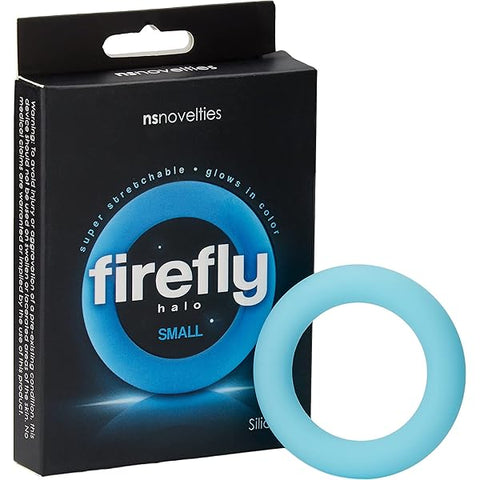 NS Novelties Firefly Halo Cock Ring blue with box