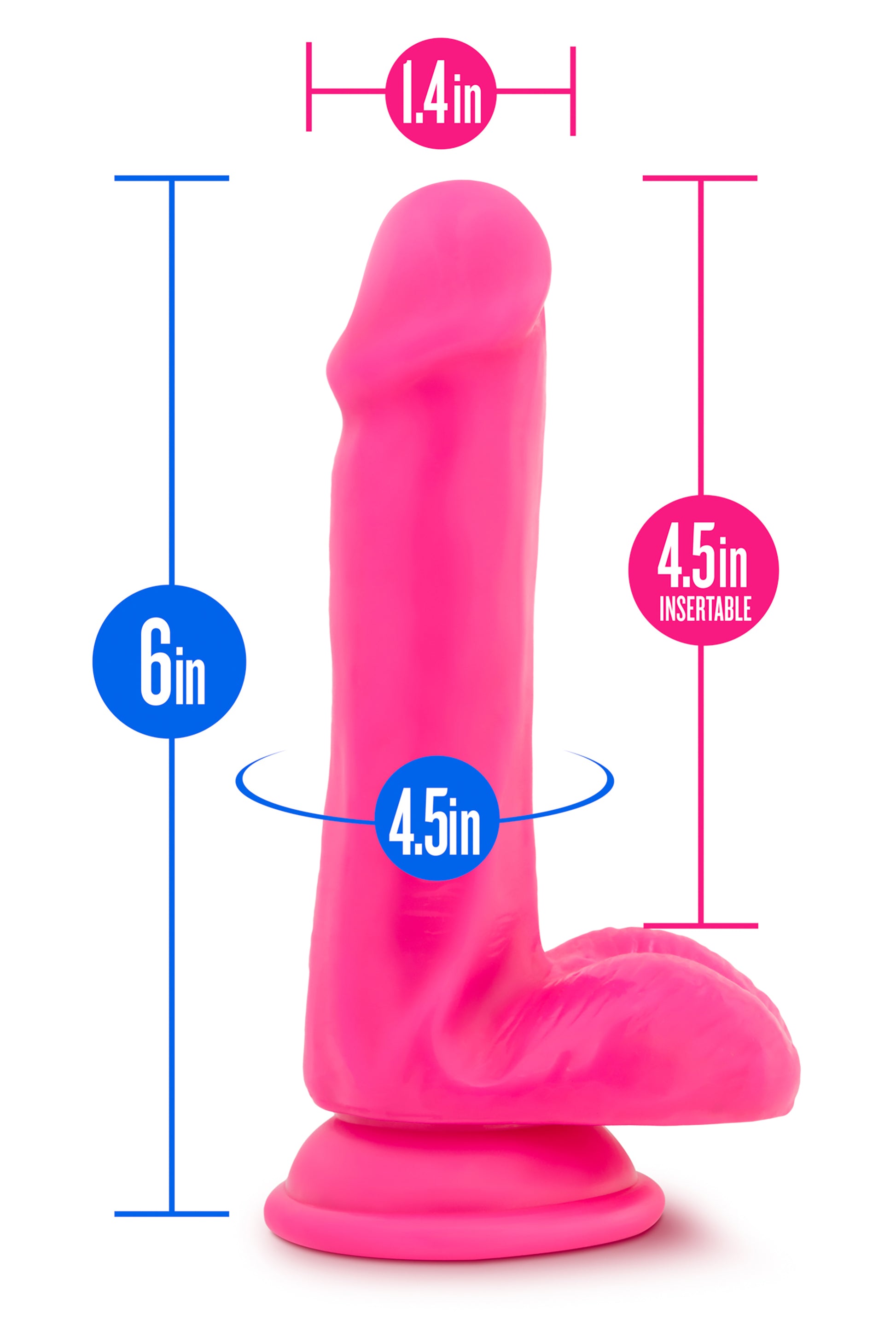 Neo 6 Inch Dual Density Cock size