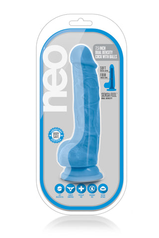 Neo 7.5 Dual Density Cock With Balls packaging