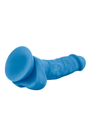 Neo 7.5 Dual Density Cock With Balls suction cup