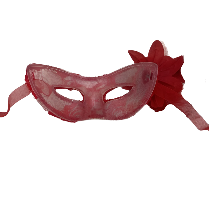 OHMAMA Lace Mask with Side Flower back