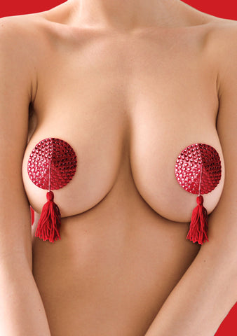 Ouch Red Nipple Tassles