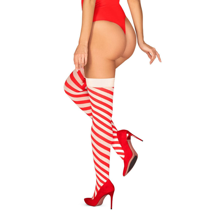 Obsessive Kissmas Stockings back