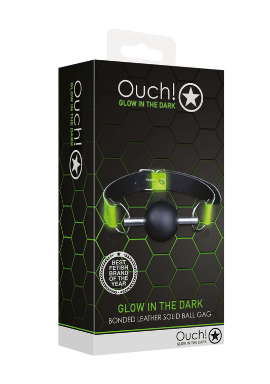 Ouch! Glow in the Dark Ball Gag box