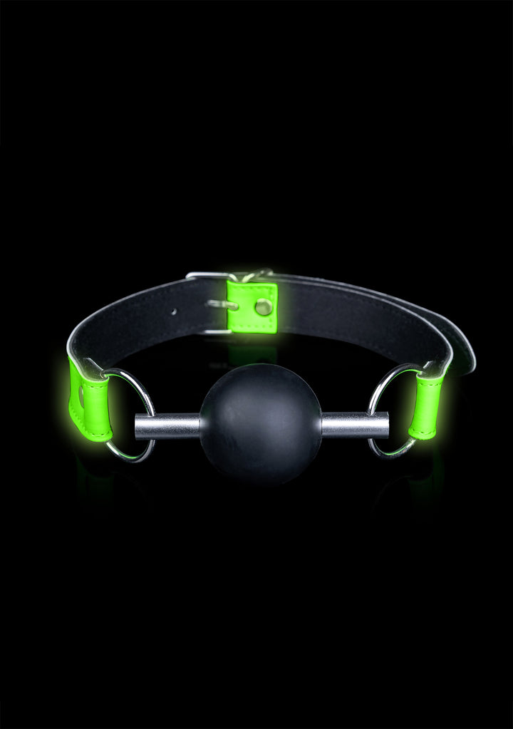 Ouch! Glow in the Dark Ball Gag glowing