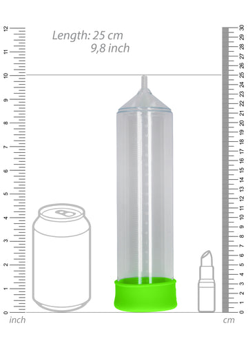 Ouch! Glow in the Dark Classic Penis Pump size