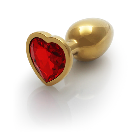 Ouch! Heart Gem Butt Plug - Small