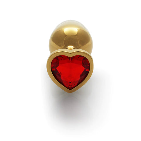 Ouch! Heart Gem Butt Plug - Small gem