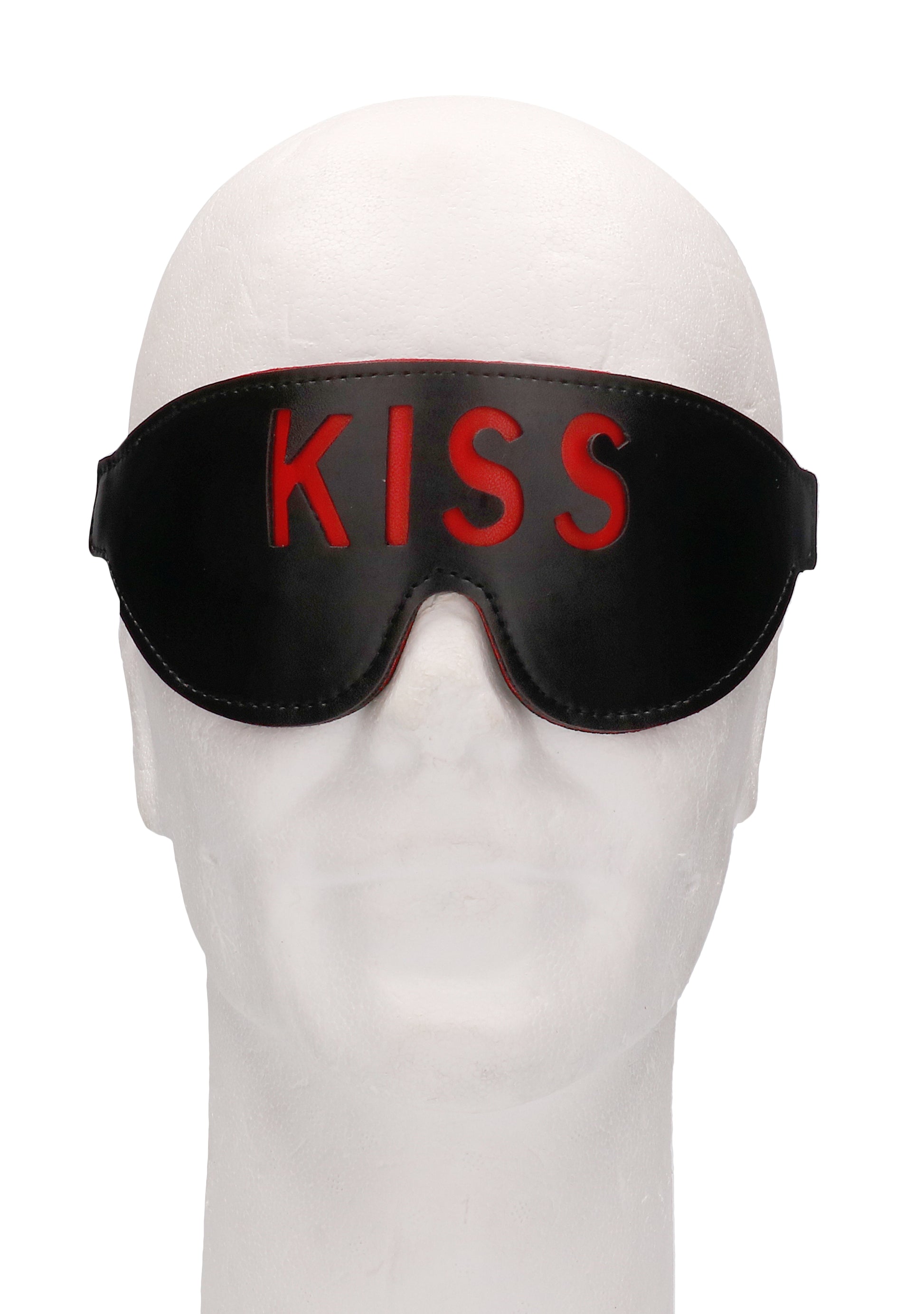 Ouch! Kiss Blindfold on mannequin