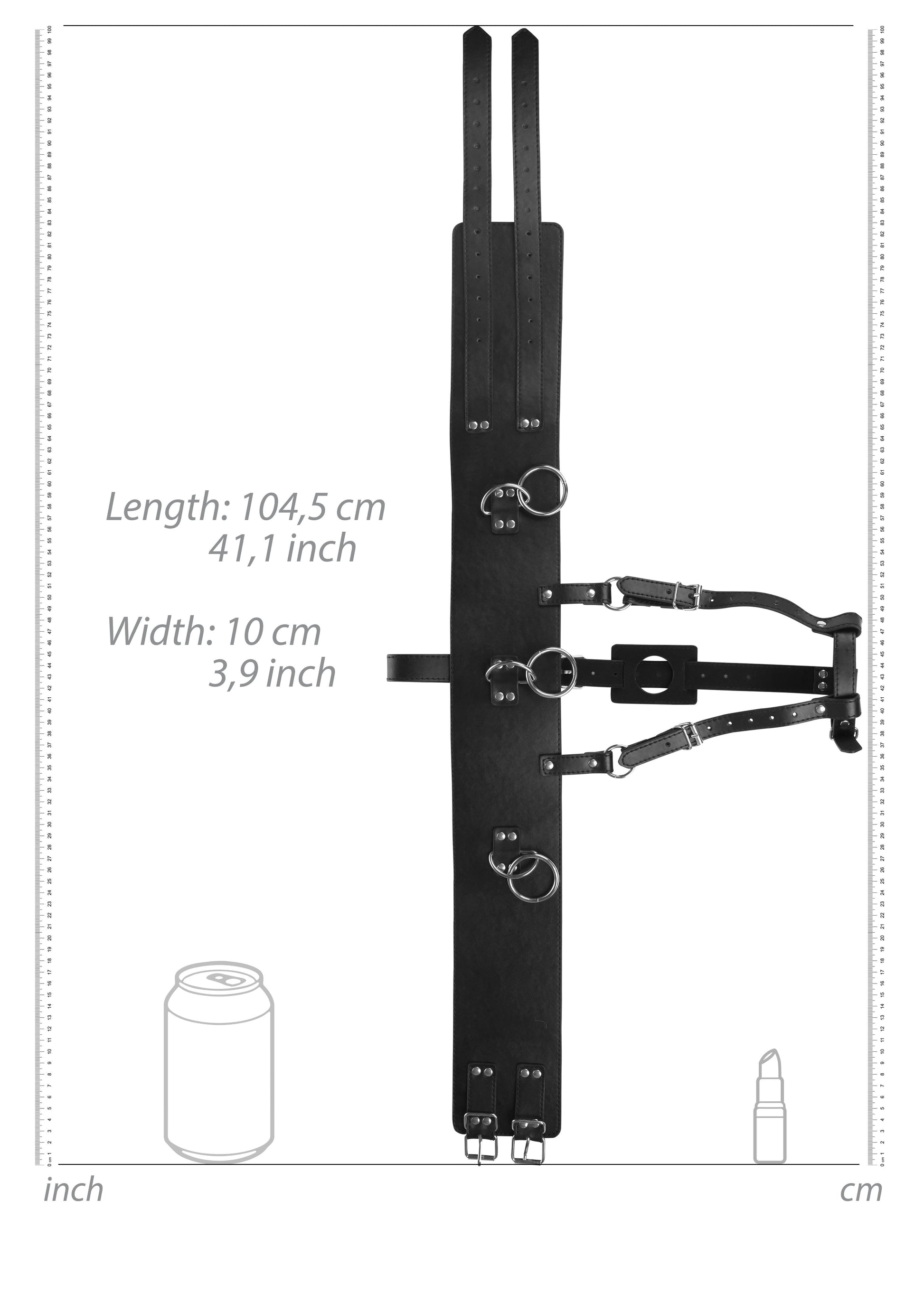 Ouch! Xtreme Belt with Vibrator Holder size