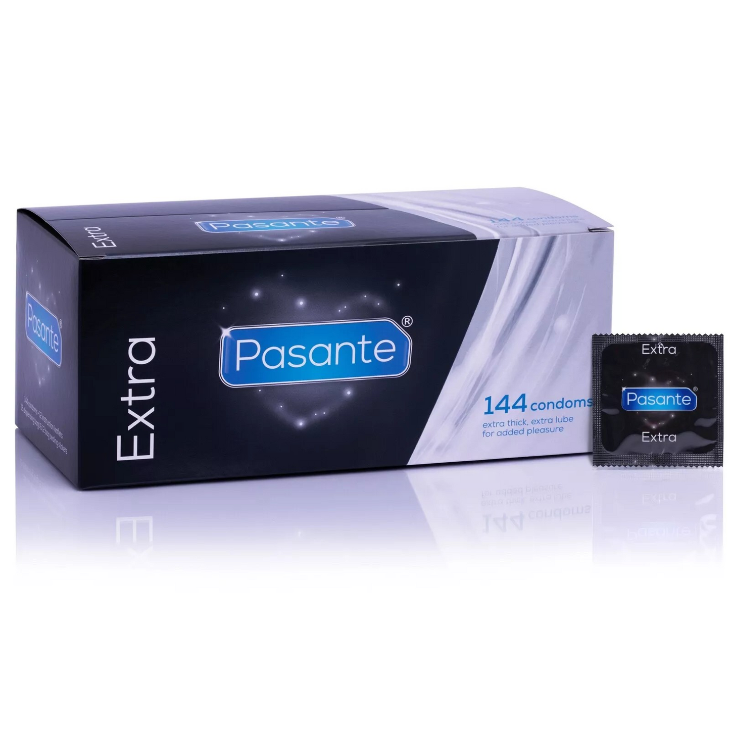 Pasante Condoms Extra 144 Units with box