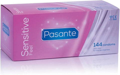 Pasante Sensitive Feel Condoms 144 Units box