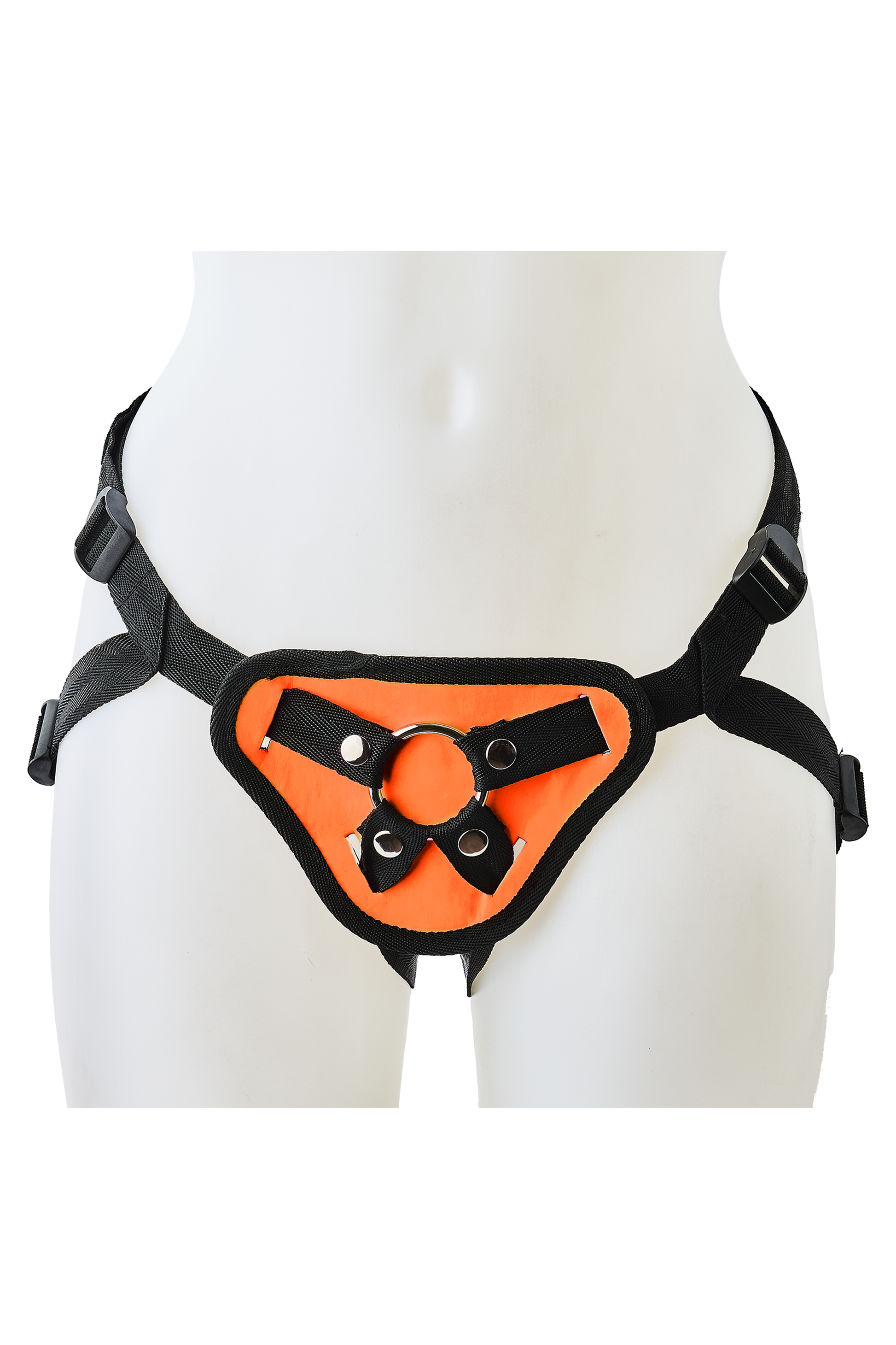 Radiant Glow In The Dark Strap On Harness orange