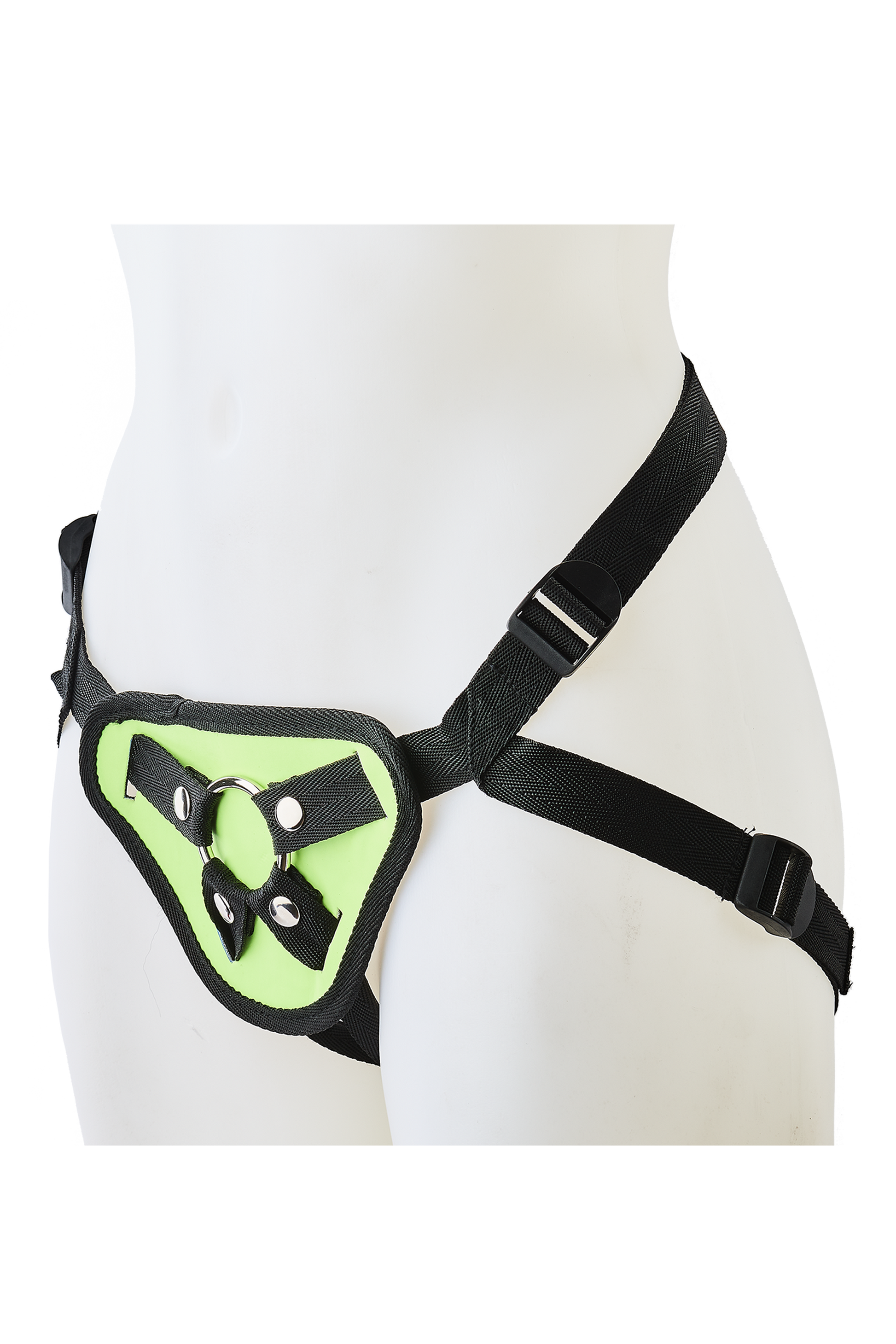 Radiant Glow In The Dark Strap On Harness side