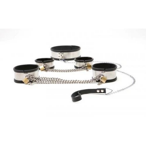 Rapture 5pc Stainless Steel Bondage Set