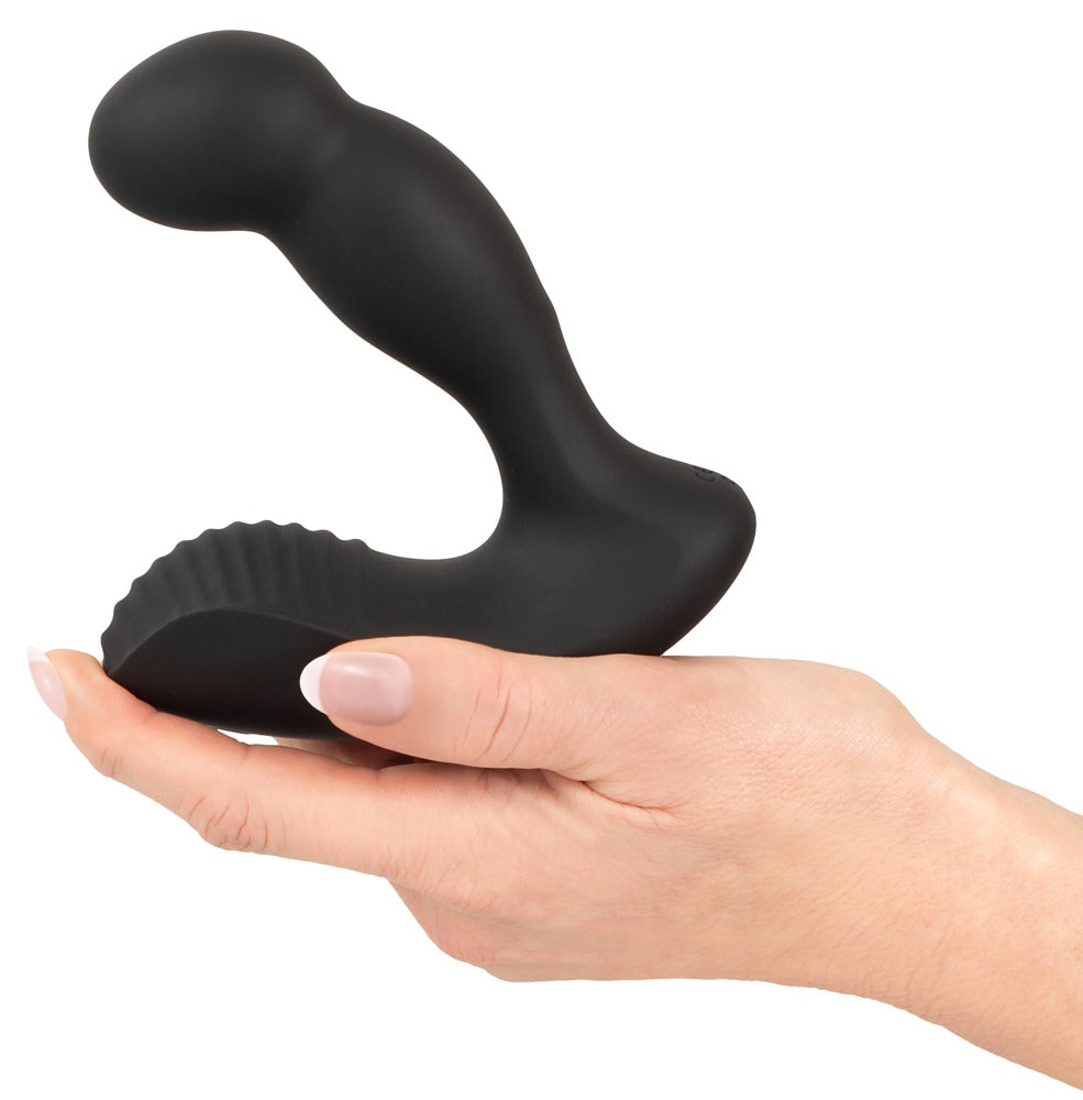 Rebel Remote Control Swaying Prostate Massager in hand