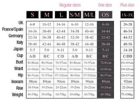 Rene Rofe Size Guide