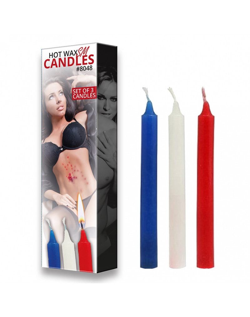 Rimba Bondage Play Candles 3pk with box