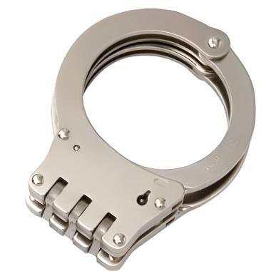 Rimba Bondage Play Heavy Duty Metal Cuffs folded