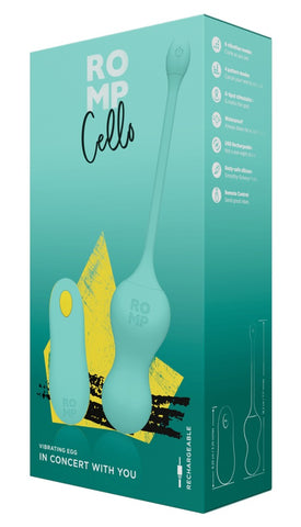 Romp Cello Remote Control Vibro-Balls box