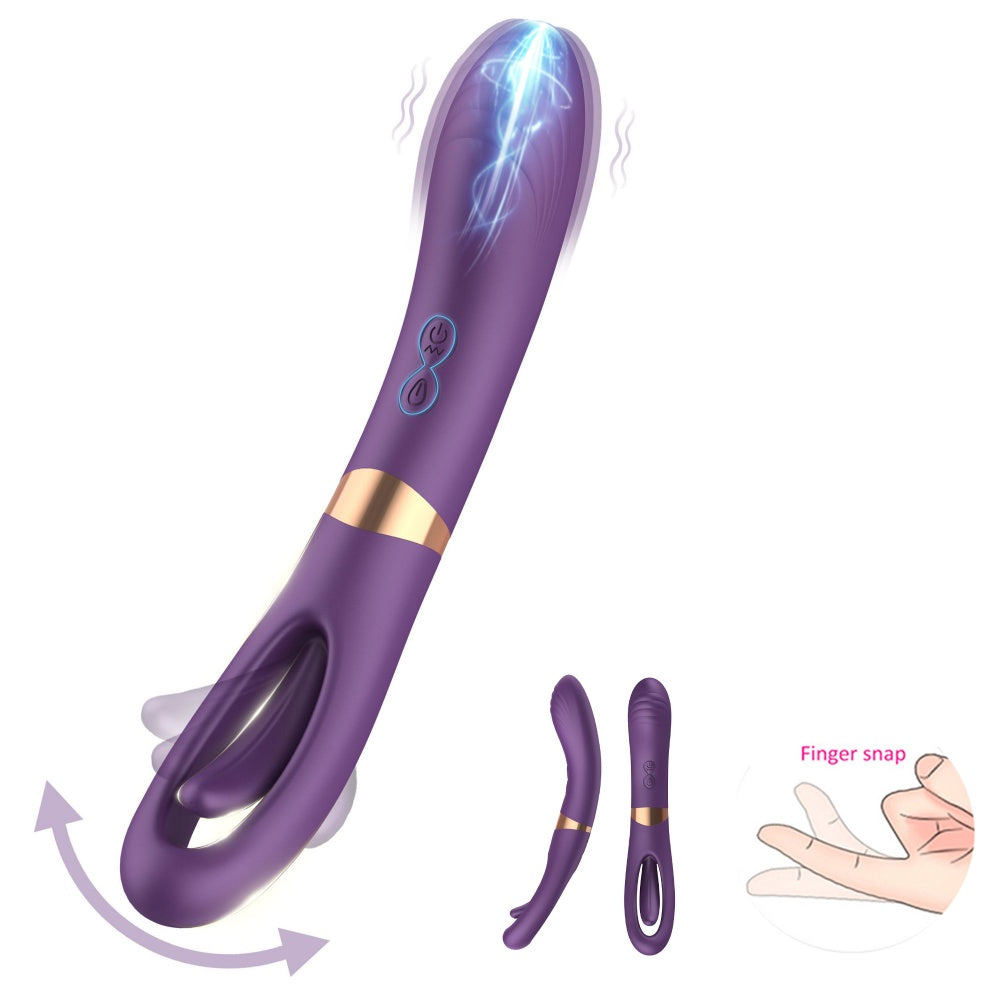 Loveangels Lisa Flicker Dual Ended G-Spot Vibe With Finger Slap Motion