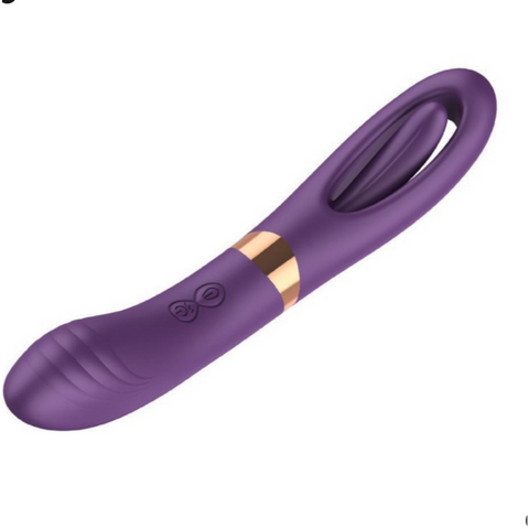 Loveangels Lisa Flicker Dual Ended G-Spot Vibe With Finger Slap Motion