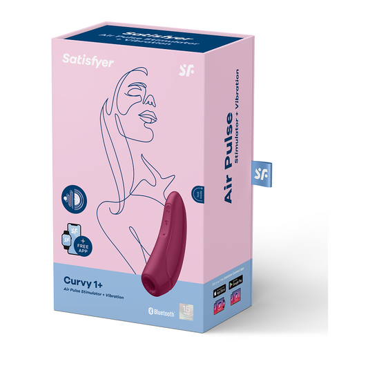 Satisfyer Curvy 1 Plus box burgundy