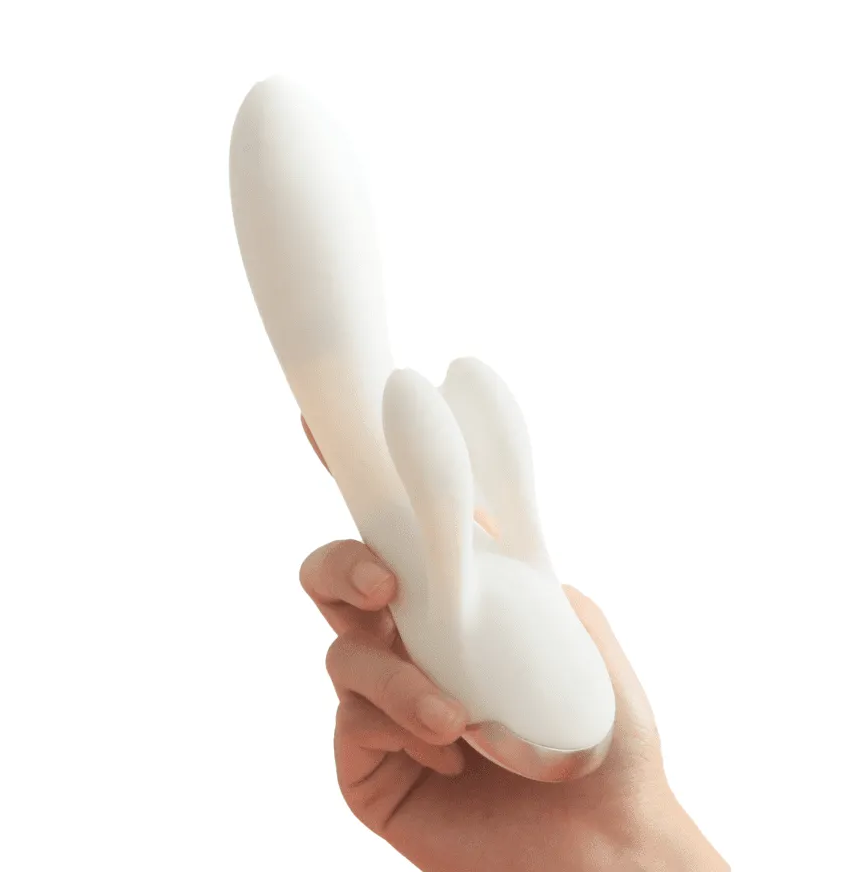 Satisfyer Double Flex white in hand