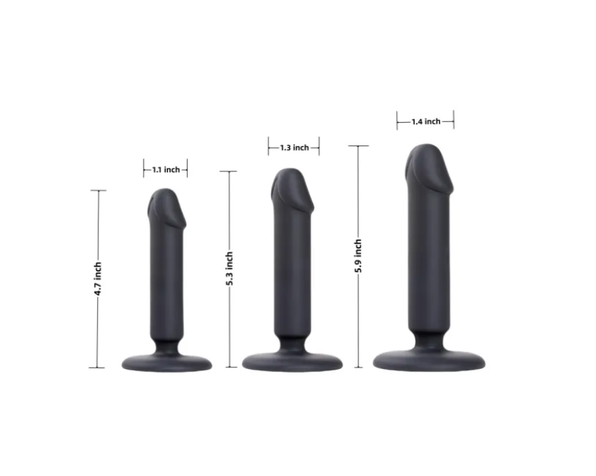 Loveangels 3 Piece Silicone Dildo Pack