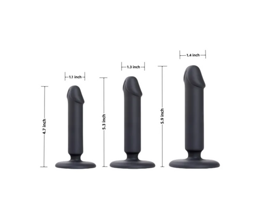 Loveangels 3 Piece Silicone Dildo Pack