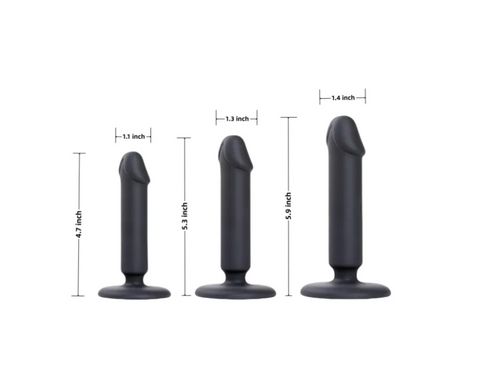 Loveangels 3 Piece Silicone Dildo Pack