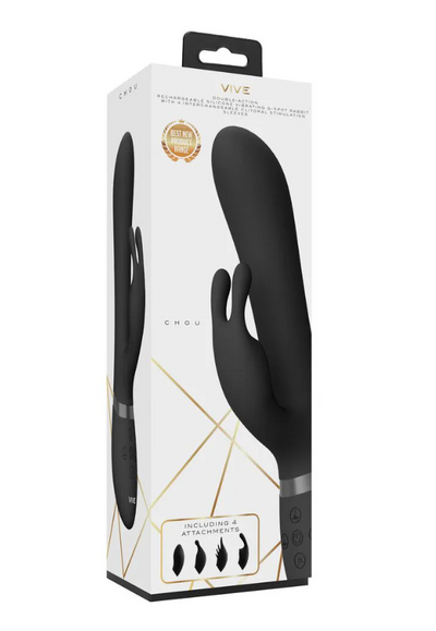 Vive Chou Rabbit Stimulator With Attachments